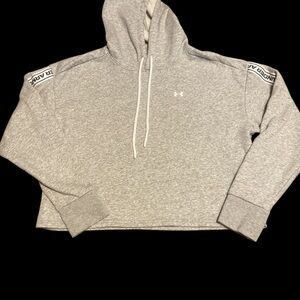 Under Armour Gray and White Sweatshirt